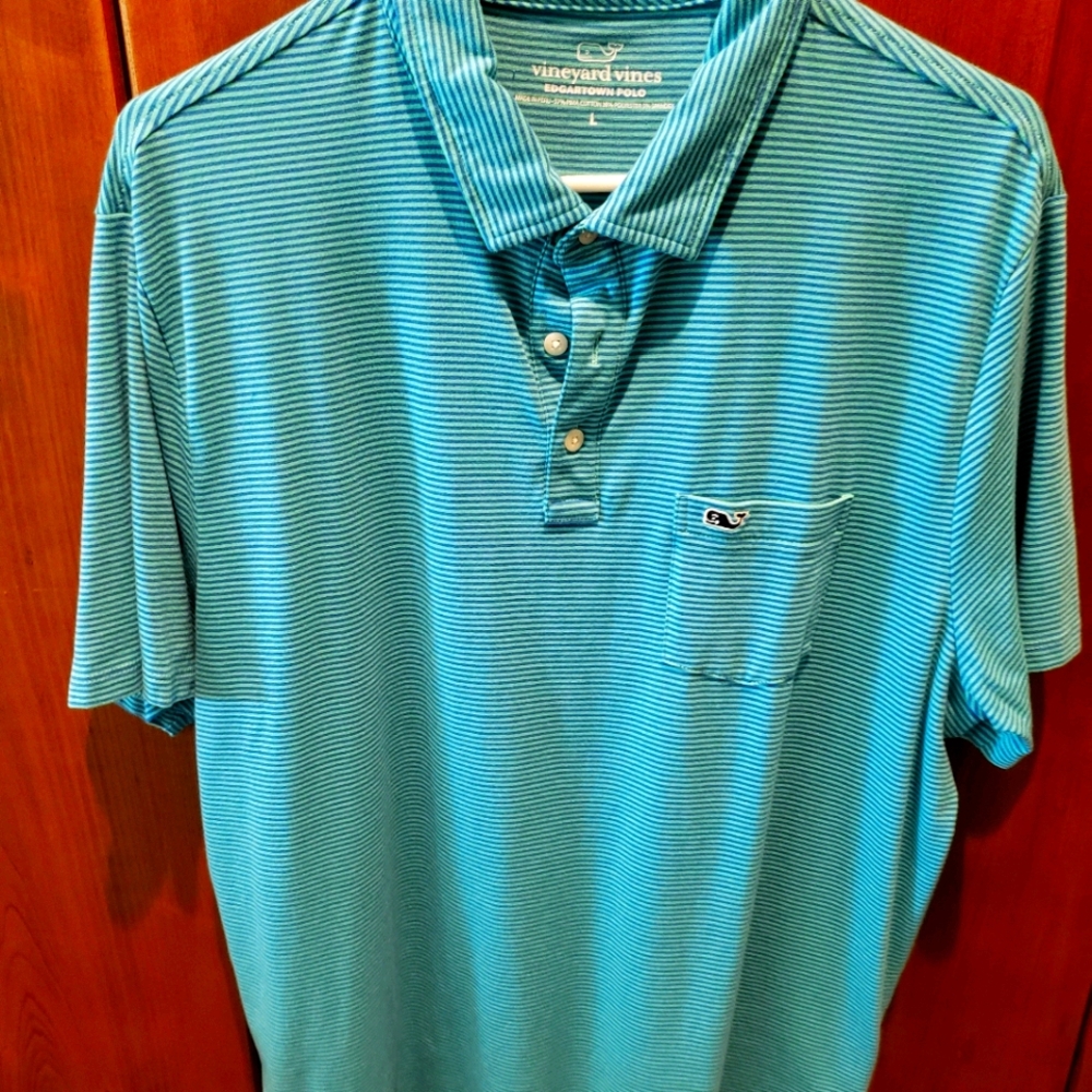 Men's L Vineyard Vines Polo - Like New Condition